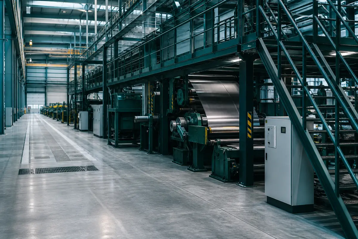 Industrieanlage in einem Produktionswerk, Schädlingsbekämpfung für Industriebetriebe